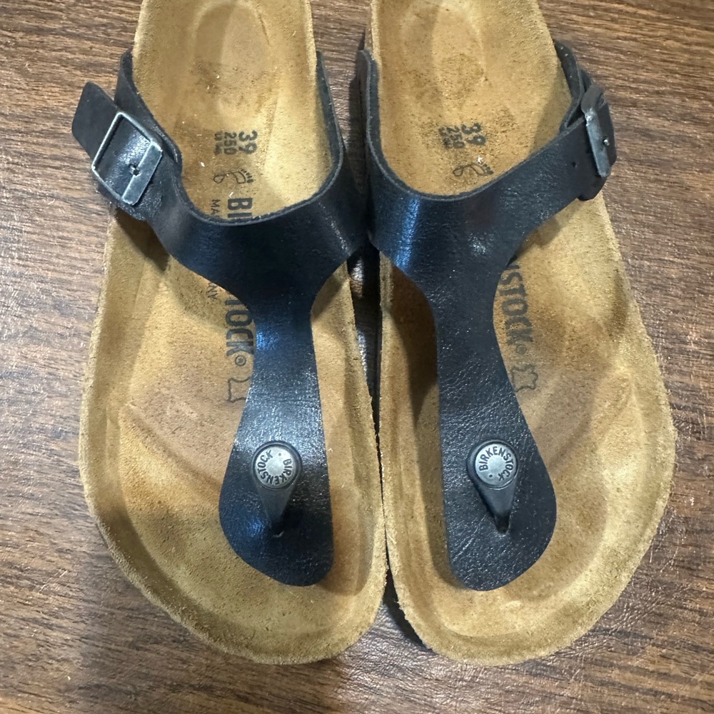 Birkenstock Black Footbed Sandals